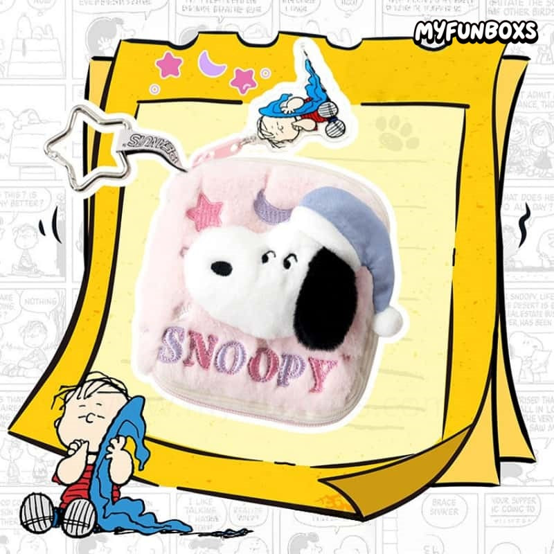 Snoopy Comic Diary Series Plush Bag Charm Keychain(PRE-ORDER)