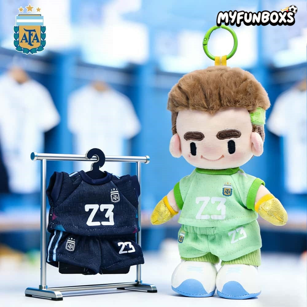 Argentina National Team Plush Keychain – World Cup Edition