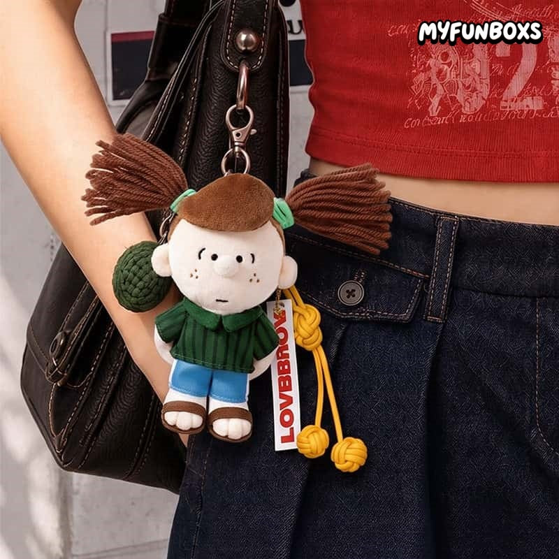 Peanuts Snoopy Hair Salon Series Plush Keychain Blind Box