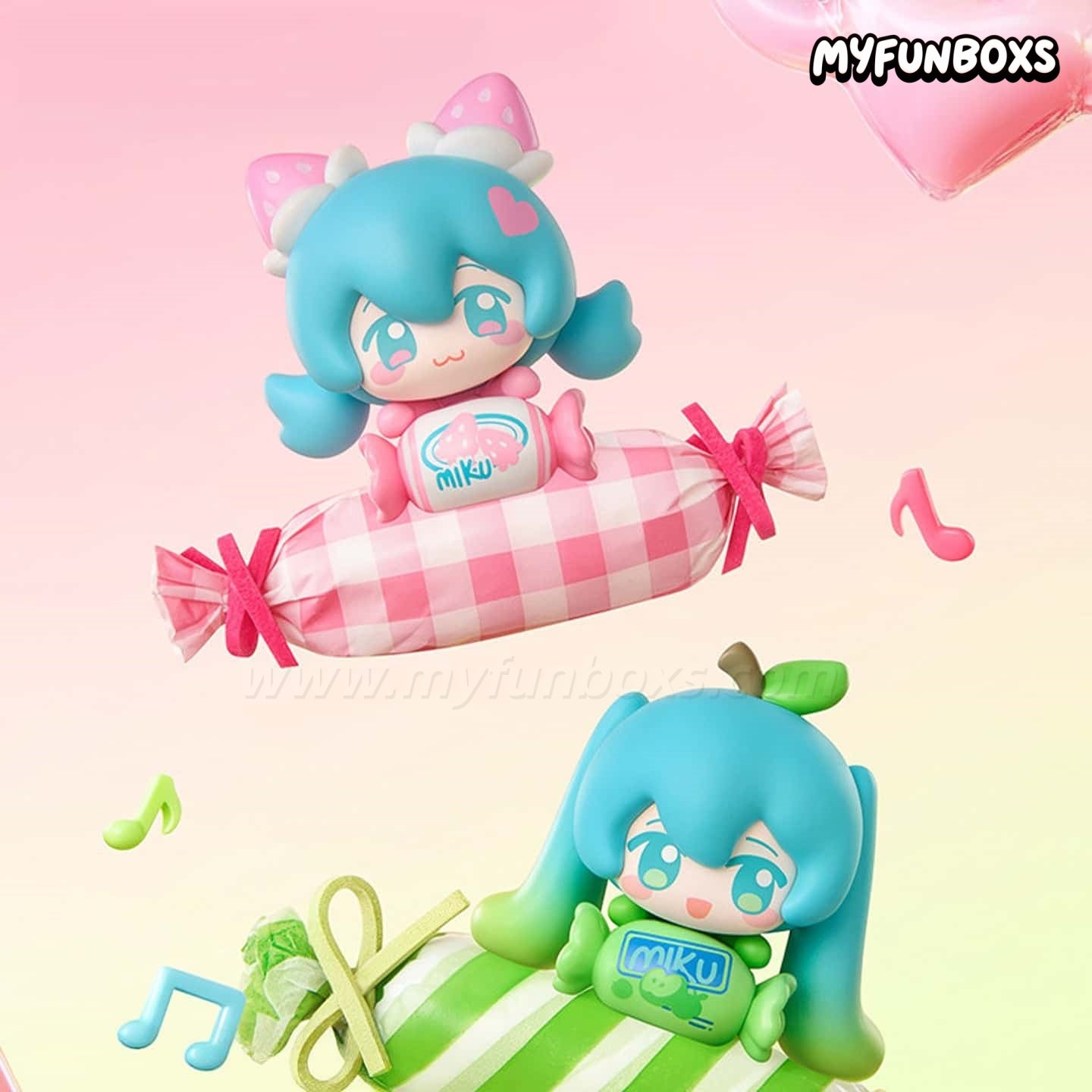 Hatsune Miku Fruit Candy Qface Series Figure Blind box
