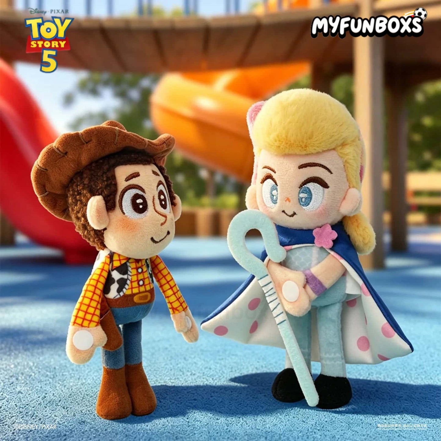 Toy Story Warm Embrace Series plush keychain blind box.