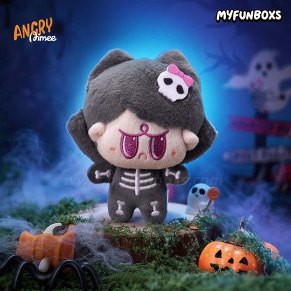 ANGRY AIMEE HALLOWEEN Prank Party Series Plush Keychain Blind Box