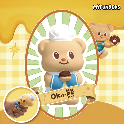 Butter Bear Dessert Series Squishy Toy Blind Box