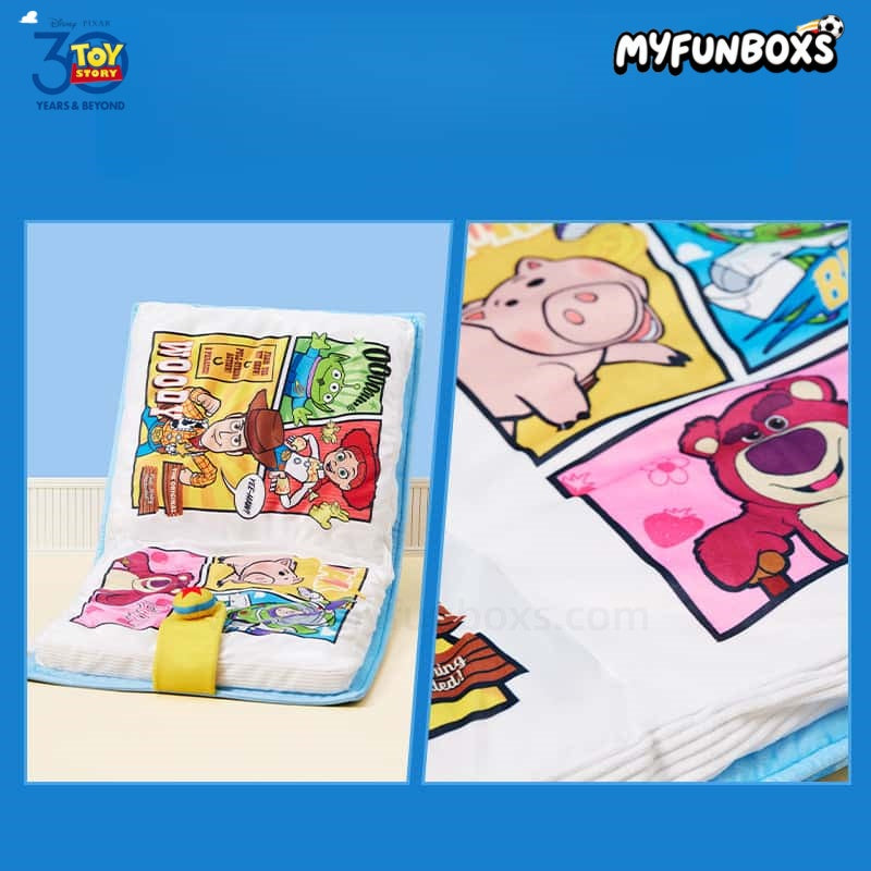 Toy Story 30th Anniversary Comic Book Art Plush Throw Pillow
