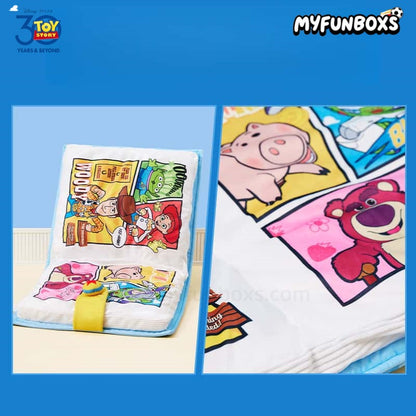 Toy Story 30th Anniversary Comic Book Art Plush Throw Pillow