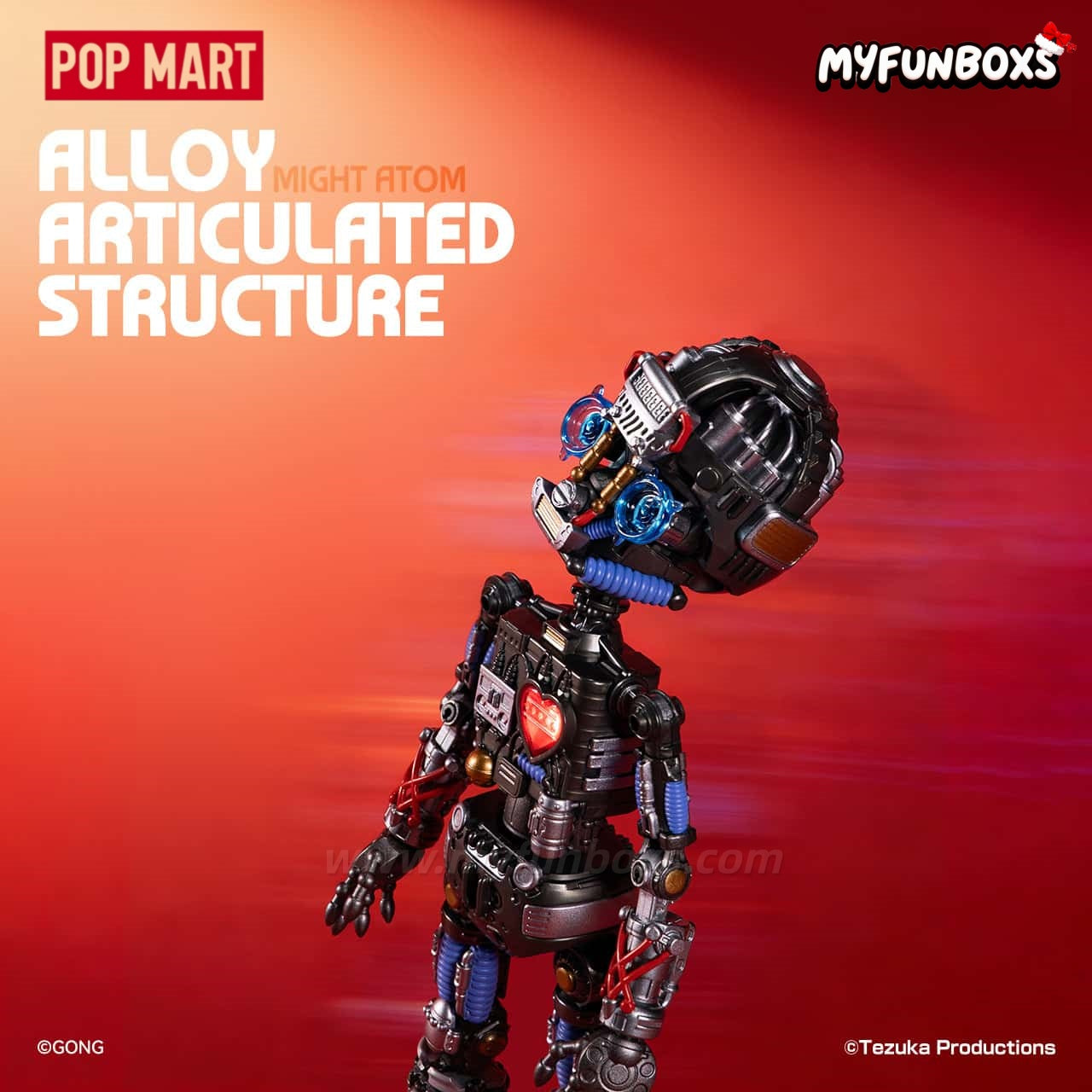 POP MART GONG Astro Boy Die-Cast Action Figure