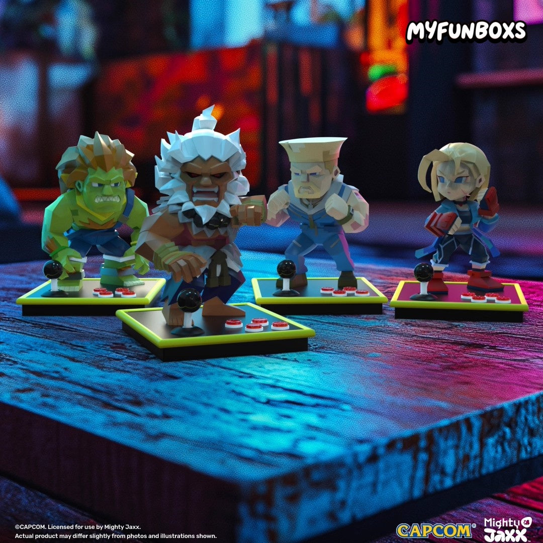 Mighty Jaxx Street Fighter Arcade Pixel Series Figure Blind Box