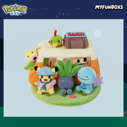 Pokémon Road Trip Series Vol.2 Diorama Plush Set – Mimikyu & Wooper