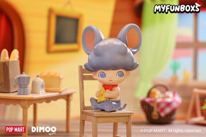 POP MART DIMOO Cheese Mouse Figure Hanging Card