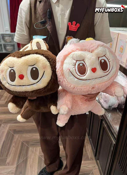 The Momsters Classic Series-Labubu Sweet Sleep Lying Plush Doll