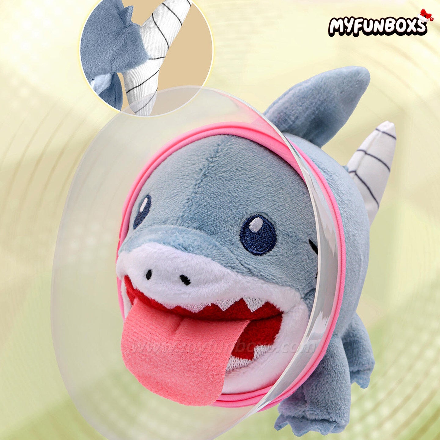 Hot Toys × Cosbi Jeff the Land Shark Plush Keychain
