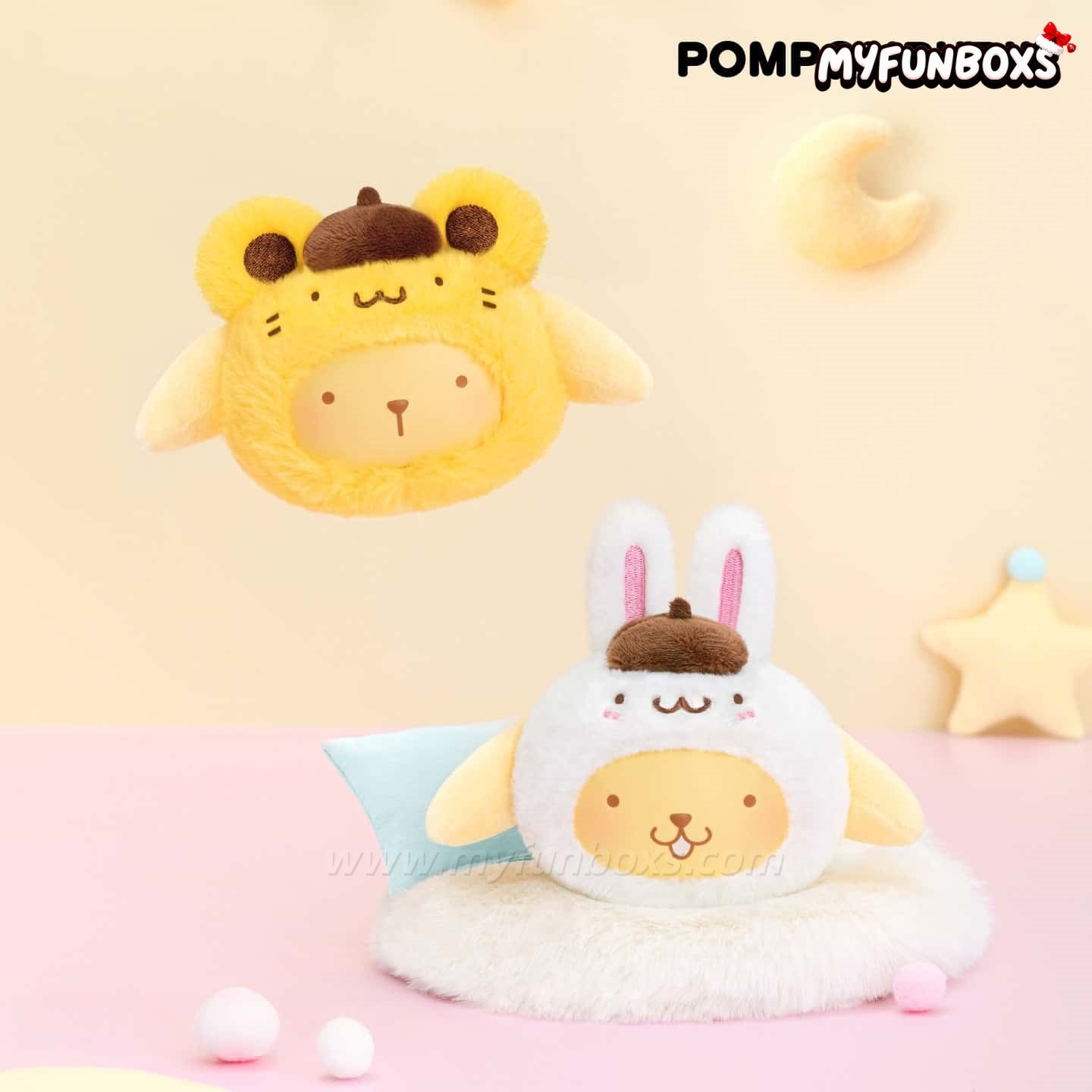 SANRI0 Pompompurin Good Friends Series Plush Pendant Blind Box