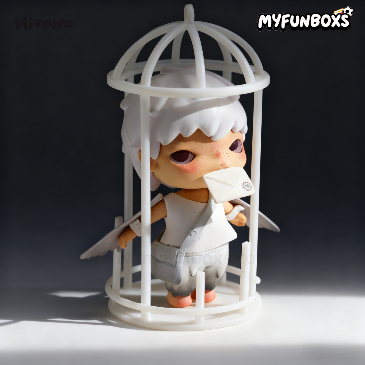 Handcrafted Hirono Angel figurine