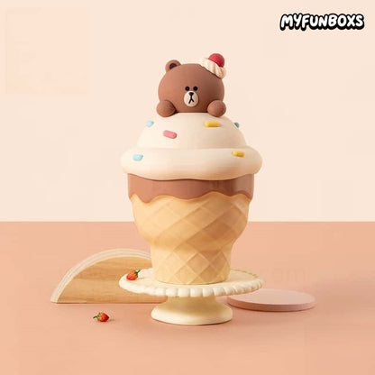 LINE FRIENDS Brown Dessert Party Series Scented Candle