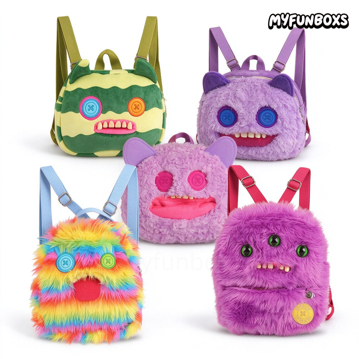 Fuggler Funny Ugly Monster Plush Backpack