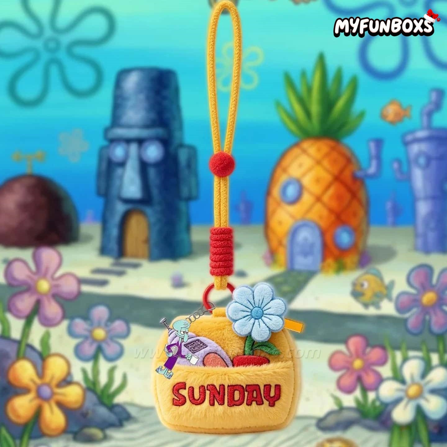 Squidward‘s Daily Life Series Coin Purse Keychain Blind Box(PRE-ORDER)