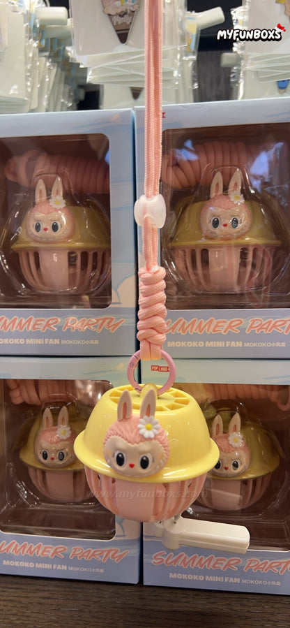 POP MART Land Exclusive “Bubble Summer Party” Series MOKOKO Mini Fan