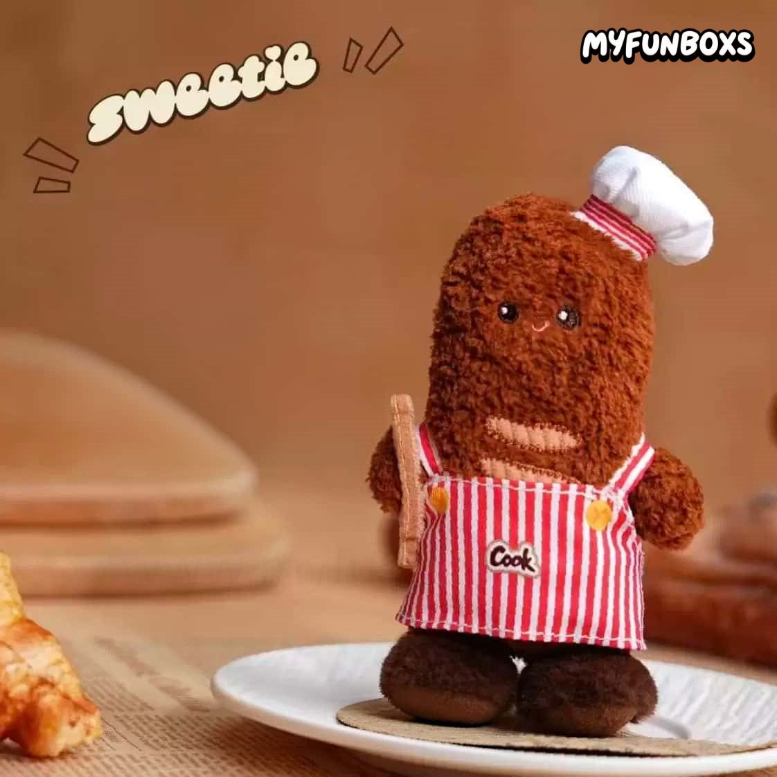 Sweetheart Manager Series Baguette Plush Keychain Blind Box