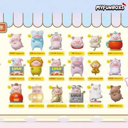LuLu the Piggy Lying Down Plush Mini Figure Blind Box