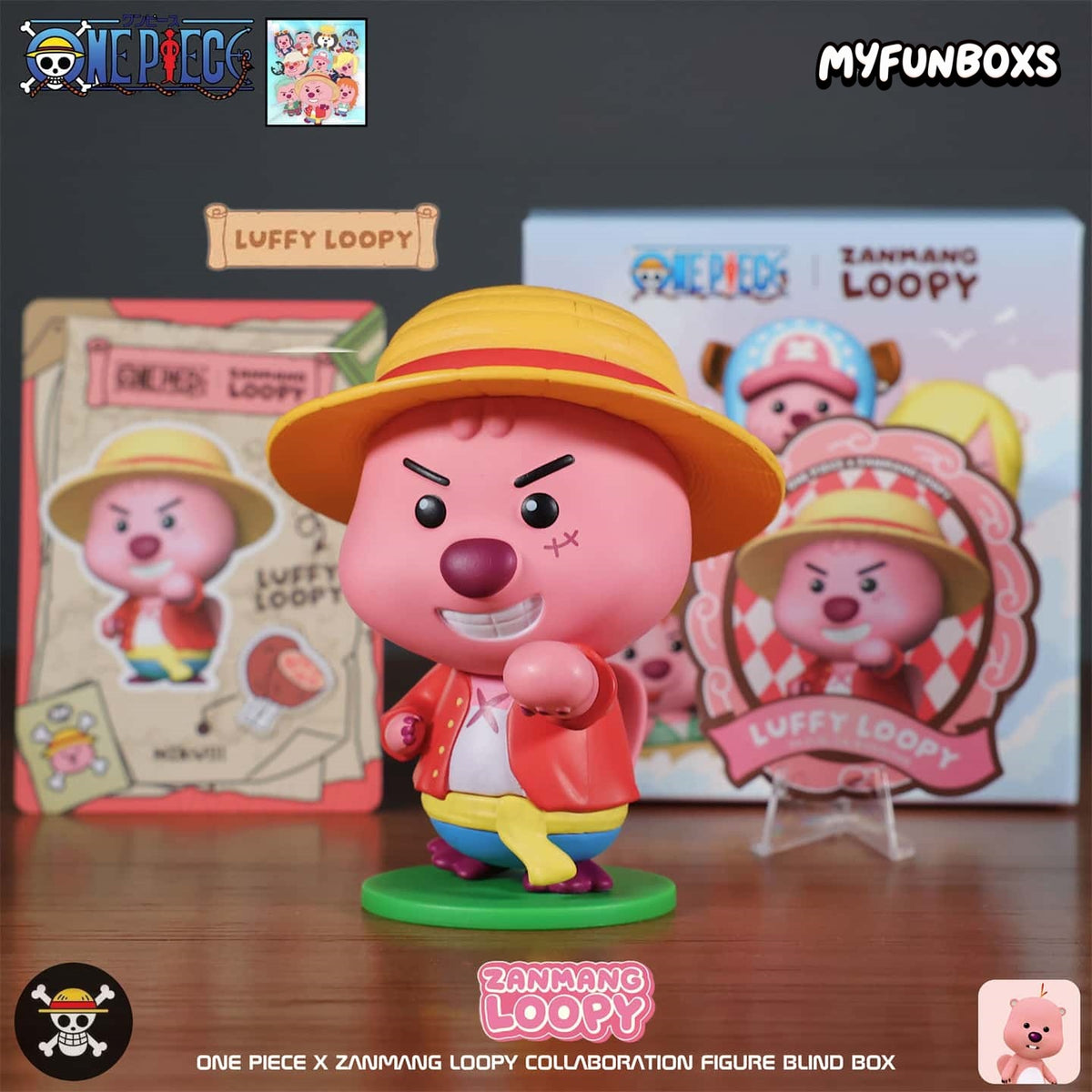 ZANMANG LOOPY × One Piece collaboration figure blind box