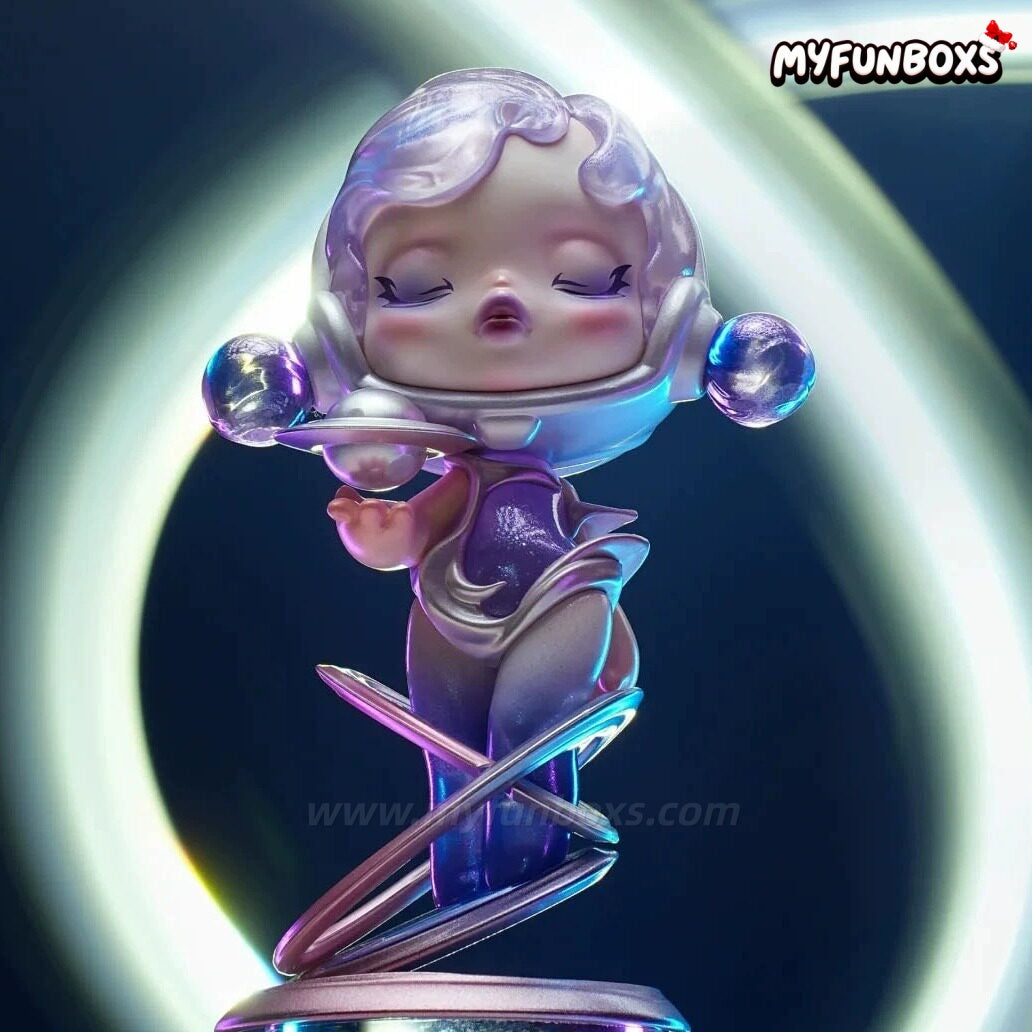 POP MART SKULLPANDA Flowing Light With Figure Hanging Card