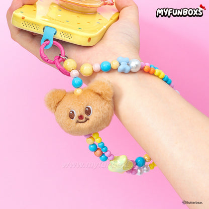 Butterbear Rainbow Plush Keychain