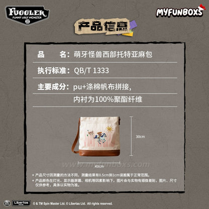 FUGGLER WILD WEST BUCKET LINEN BAG