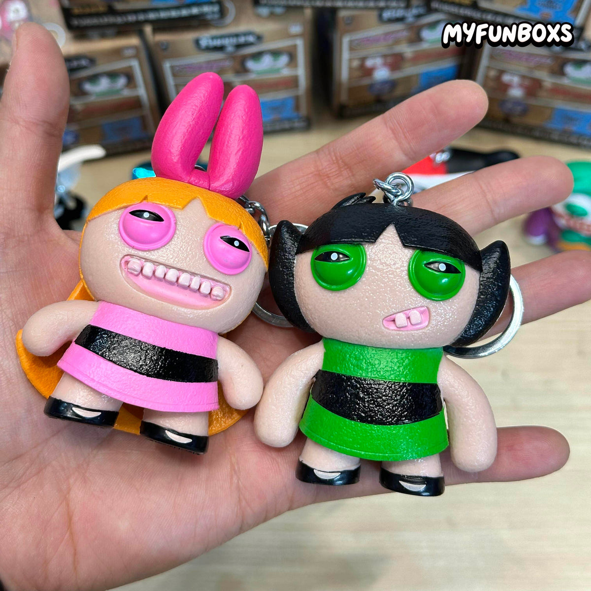 Funny Ugly Monster Hero Keychain Blind Box