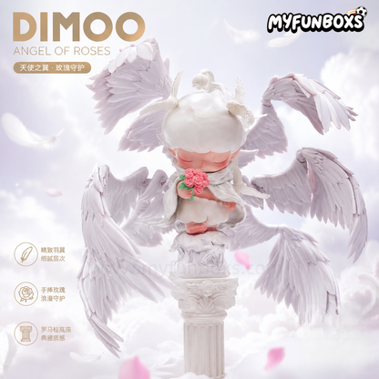 Handcrafted DIMOO Angel Figure Gift Box Set