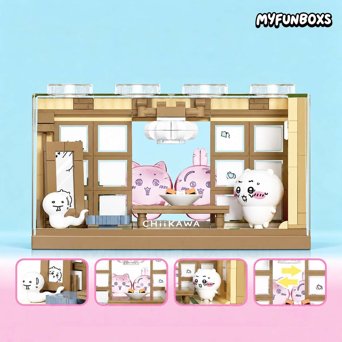 CHIIKAWA First Wave Scene Building Block Set