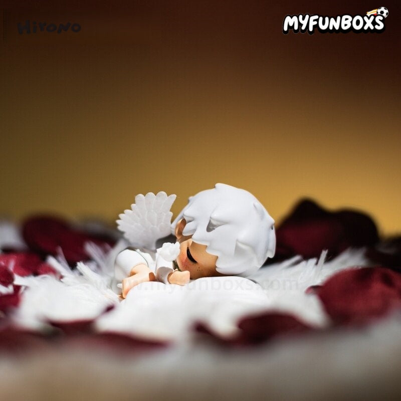 Handcrafted Hirono angel fireplace figurine