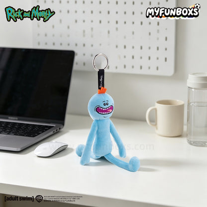 Rick and Morty Mr. Meeseeks plush keychain