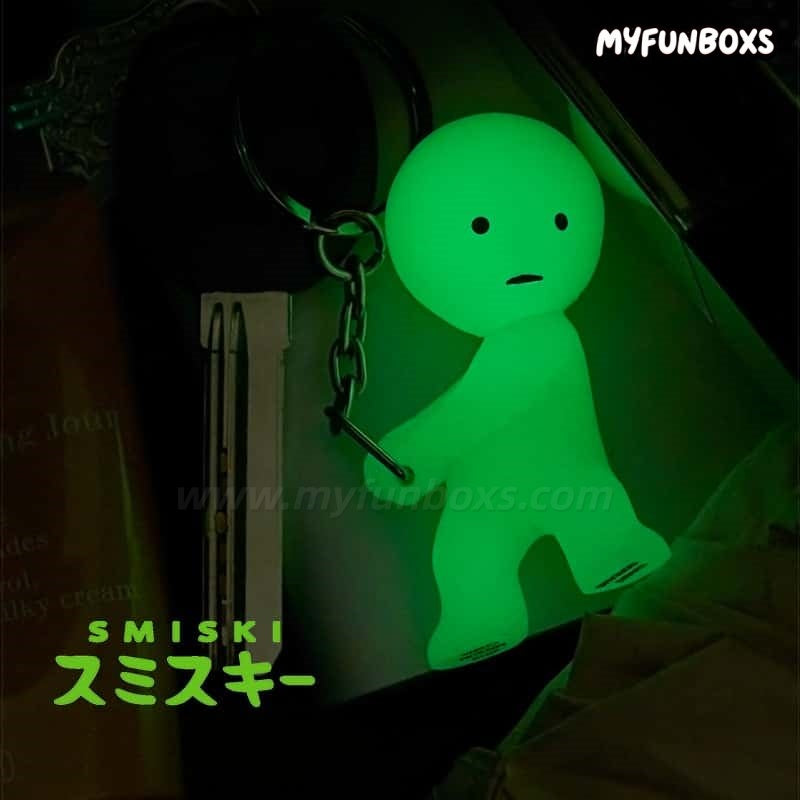 SMISKI glow-in-the-dark keychain