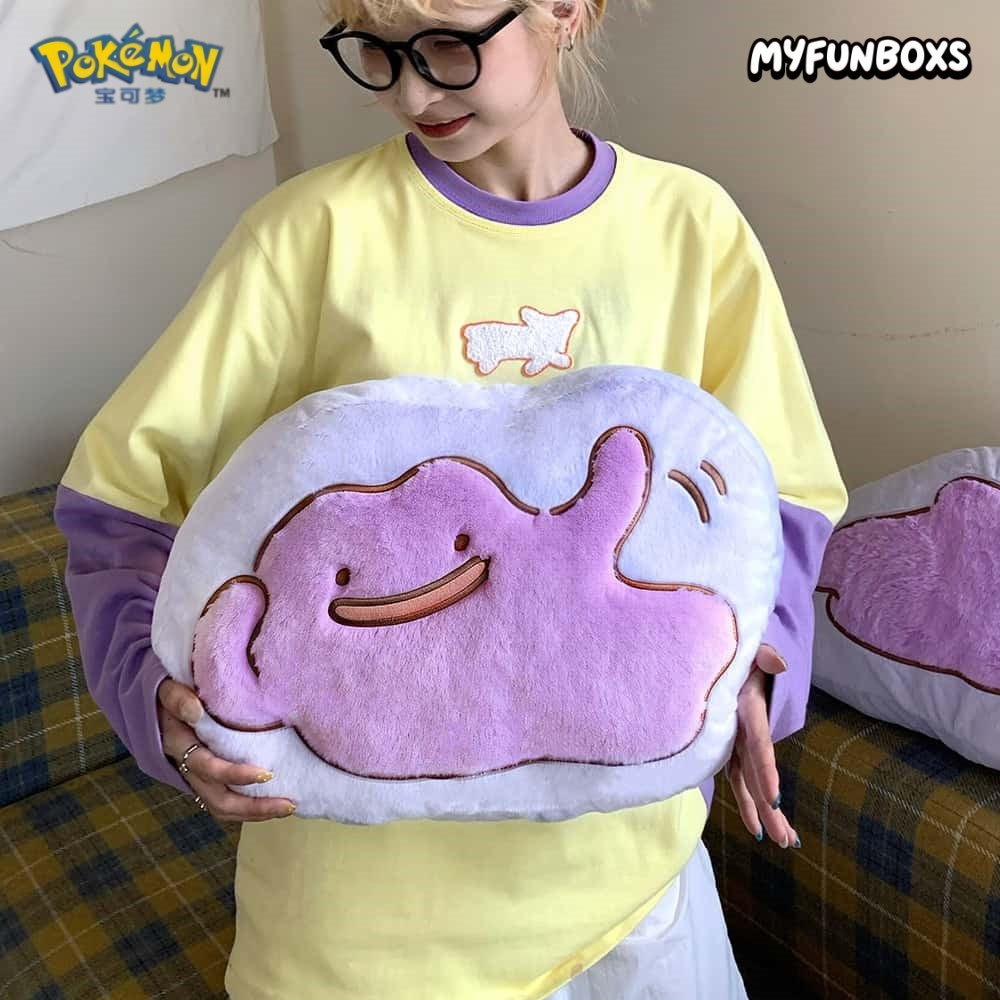Pokémon Ditto Die-Cut Cushion (Dizzy Ditto Edition)