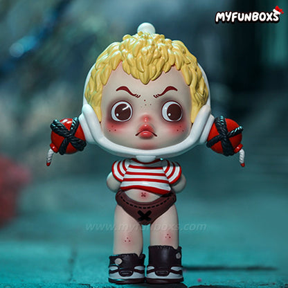 POP MART SKULLPANDA × The Addams Family Series Figure Blind Box (Whole Set Opened)