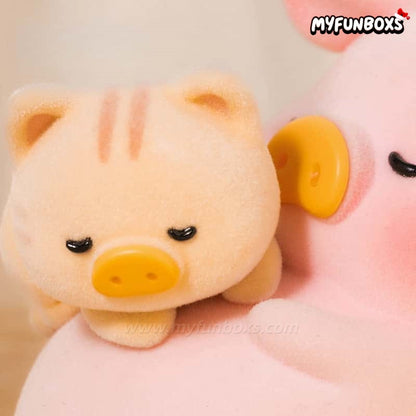 LuLu the Piggy Warm Time with Mimi Figure Hanging Card
