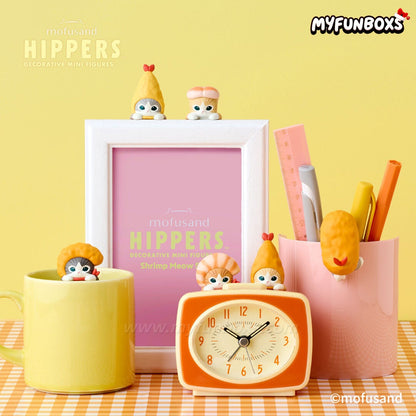 Sonny Angel × Mofusand Shrimp Meow Series Hippers Decorative Mini Figures Blind Box