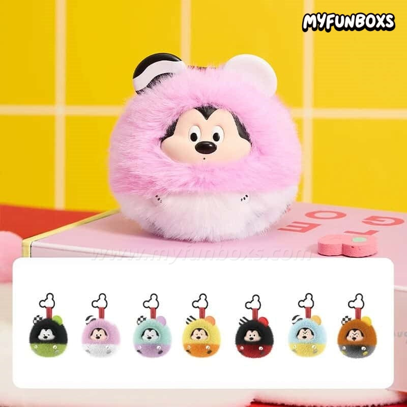 Disney Fun Crash series plush keychain blind box