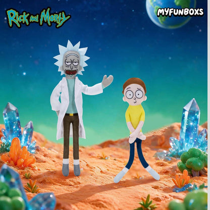 Rick and Morty Twisted plush keychain blind box