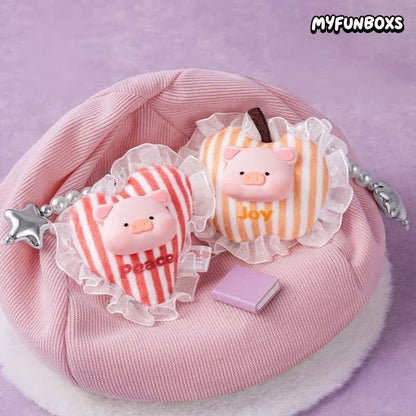 LuLu The Piggy Rest Time Pillow Plush Keychain Surprise Bag