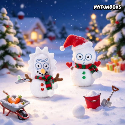 Rick and Morty Christmas Collection Plush Keychain