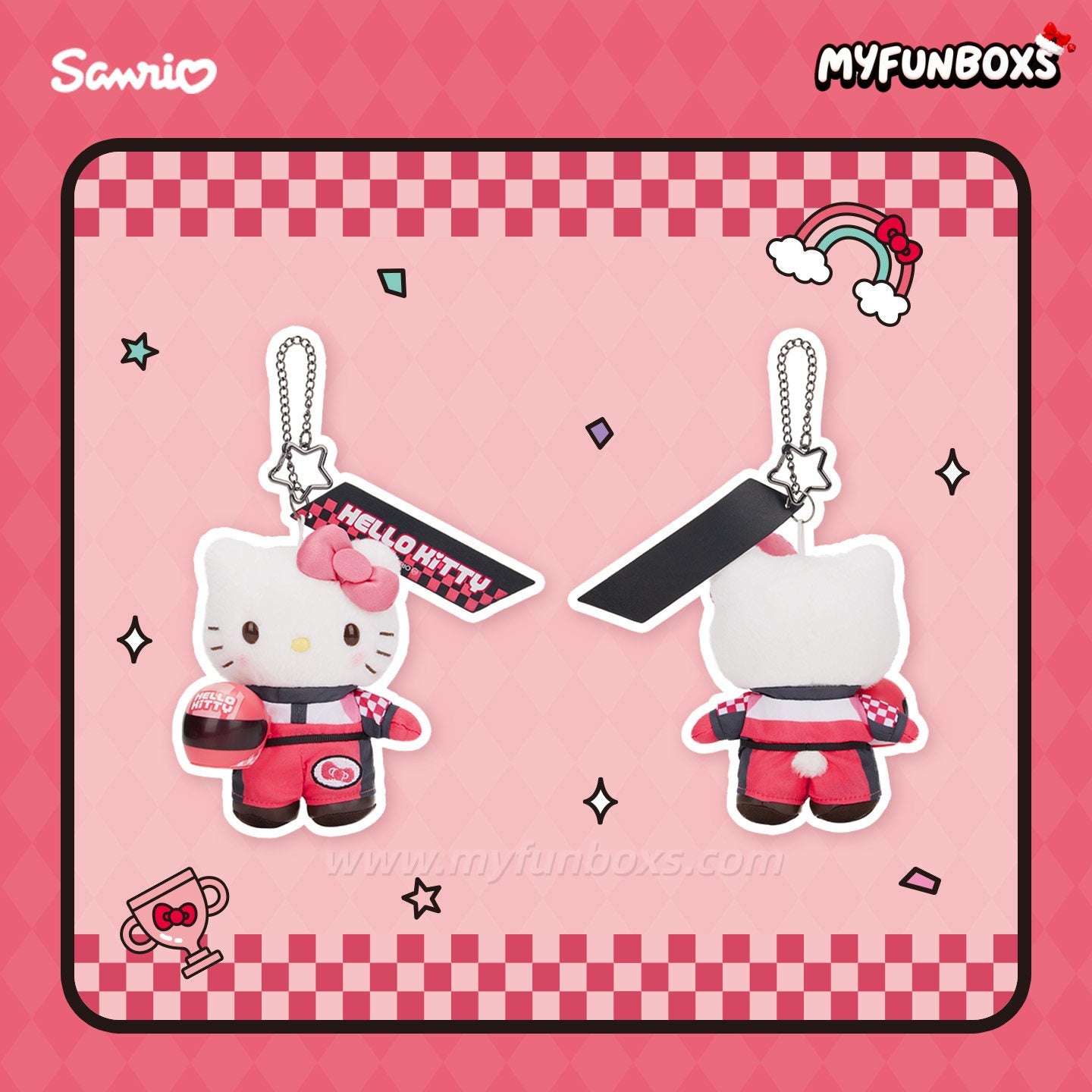 Sanrio Racing Series Keychain