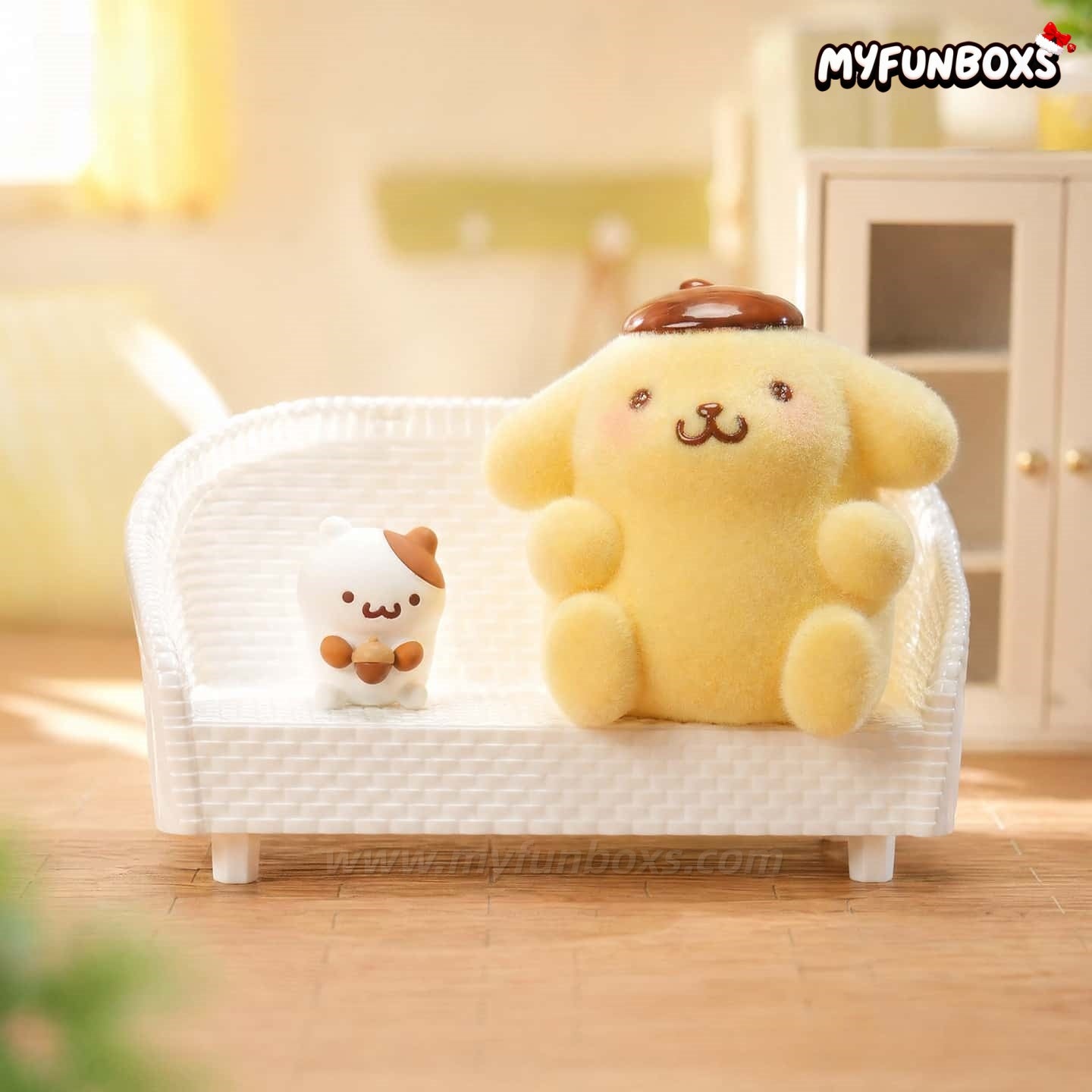 SANRI0 Pompompurin Floofy Daily Series Figure Blind Box