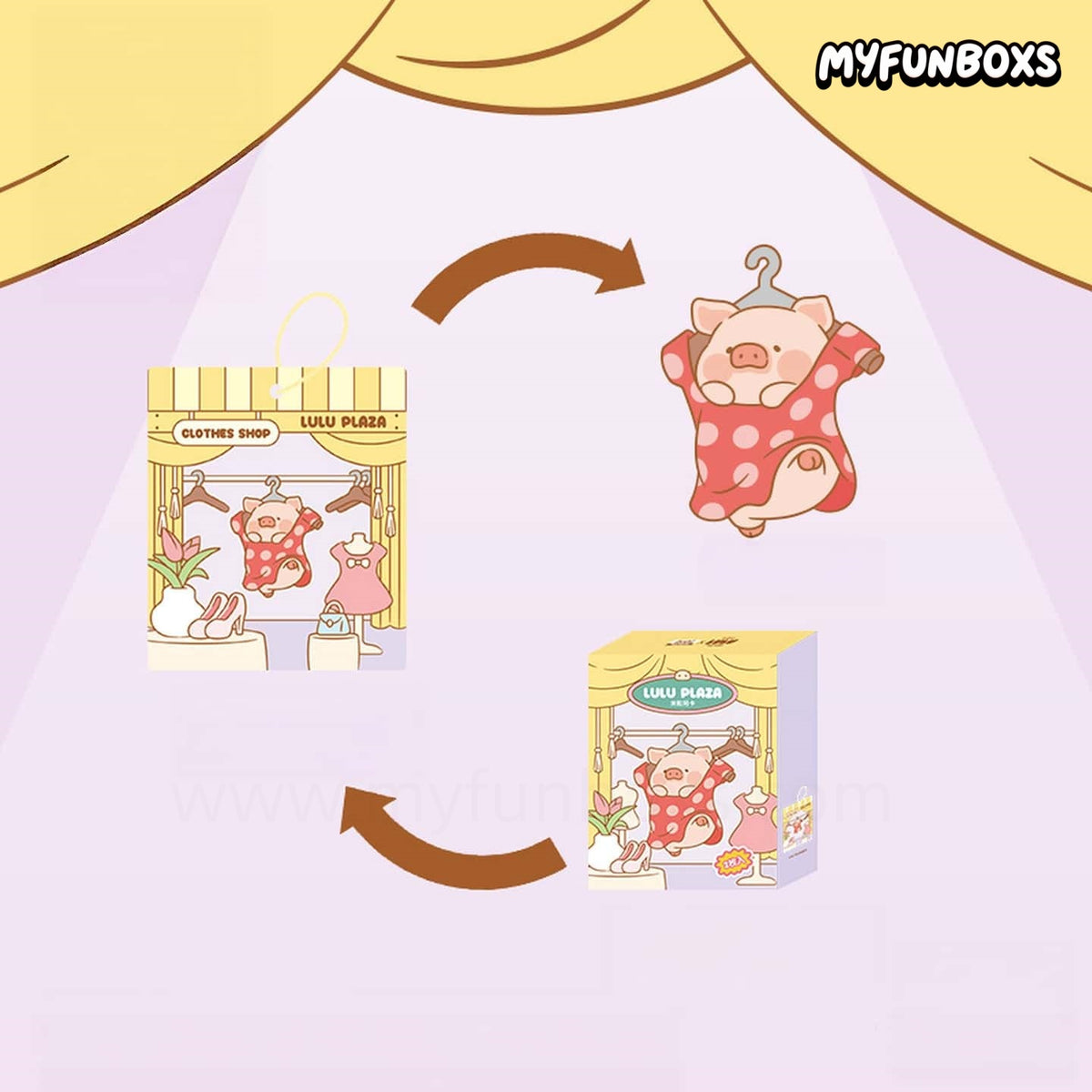 LuLu the Piggy PLAZA Series Mini Beans Blind Box