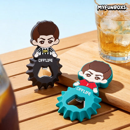 Cristiano Ronaldo Bottle Opener Fridge Magnet Blind Box