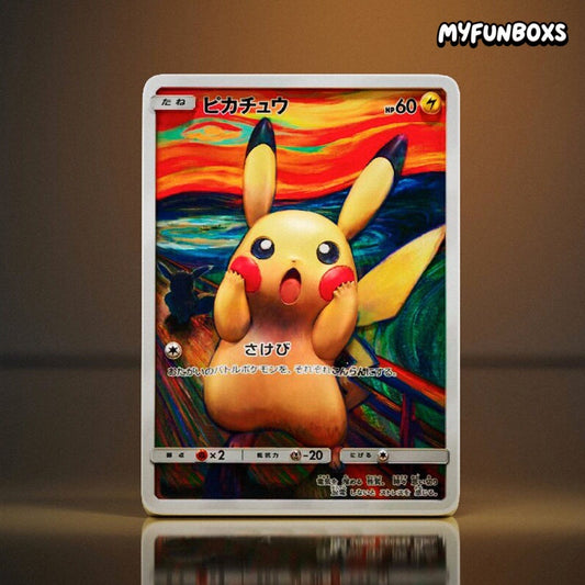 GEISHA Studio  Card Special Series No. 2 – "The Scream" Pikachu Art Card