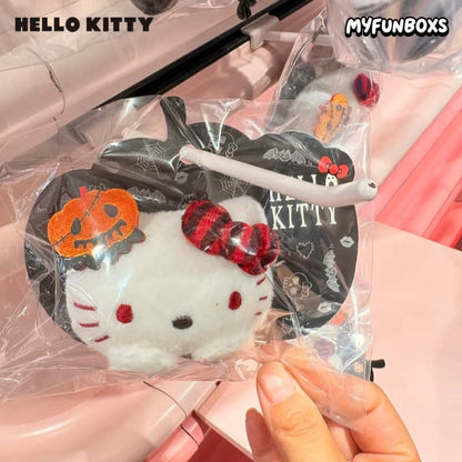 Sanrio Lovely Ghosts Halloween Series Pumpkin Kitty Keychain