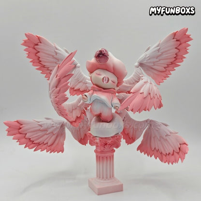 Handcrafted Dimoo Listening Angel figurine