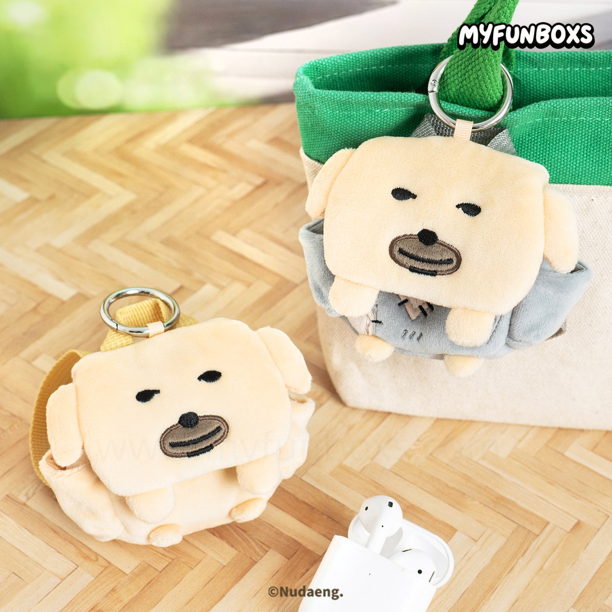 Nudaeng Plush Beggar Earbud Case