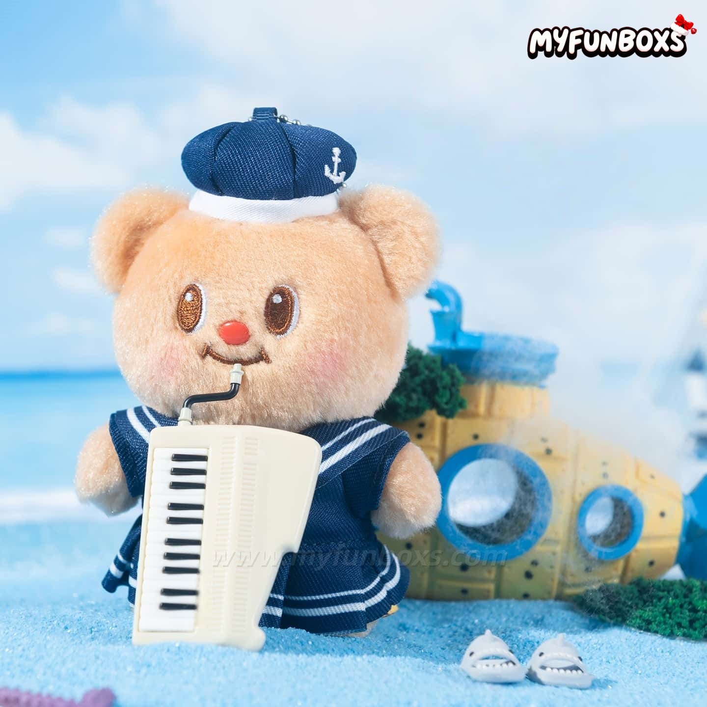 Butterbear Sailor Outfit Plush Keychain